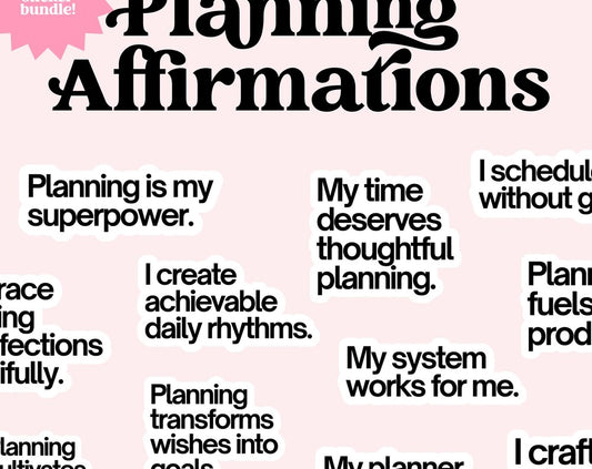 Daily Affirmation Digital Sticker Book
